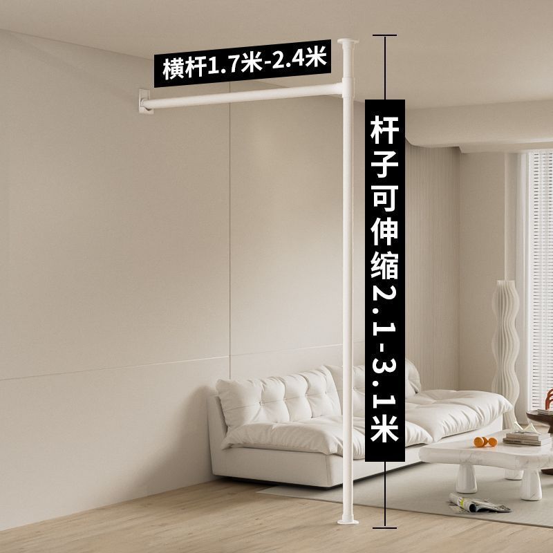 免打孔卧室房间家用空调布帘屏风挂帘客厅门帘隔断帘玄关遮挡帘子