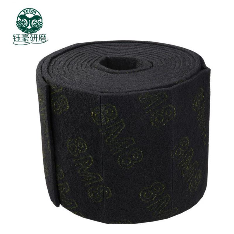 4*8寸工业百洁布不锈钢金属拉抛光丝布菜瓜布尼龙