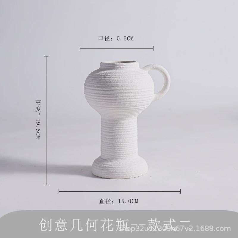 【喷砂系列】素雅风格纯白肌理质感花插客厅装饰创意花瓶家居装饰,家居饰品,装饰摆件,淘宝优惠券,粉丝福利购,淘宝优惠卷