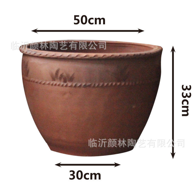 泥瓦盆土盆庭院园林大号花盆缸超大码睡莲盆橘子缸透气老式盆子,鲜花速递/花卉仿真/绿植园艺,花盆,淘宝优惠券,粉丝福利购,淘宝优惠卷
