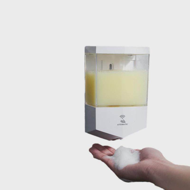 厂家直销21新款高端智能大容量皂液器壁挂式给皂盒自动感应650ml