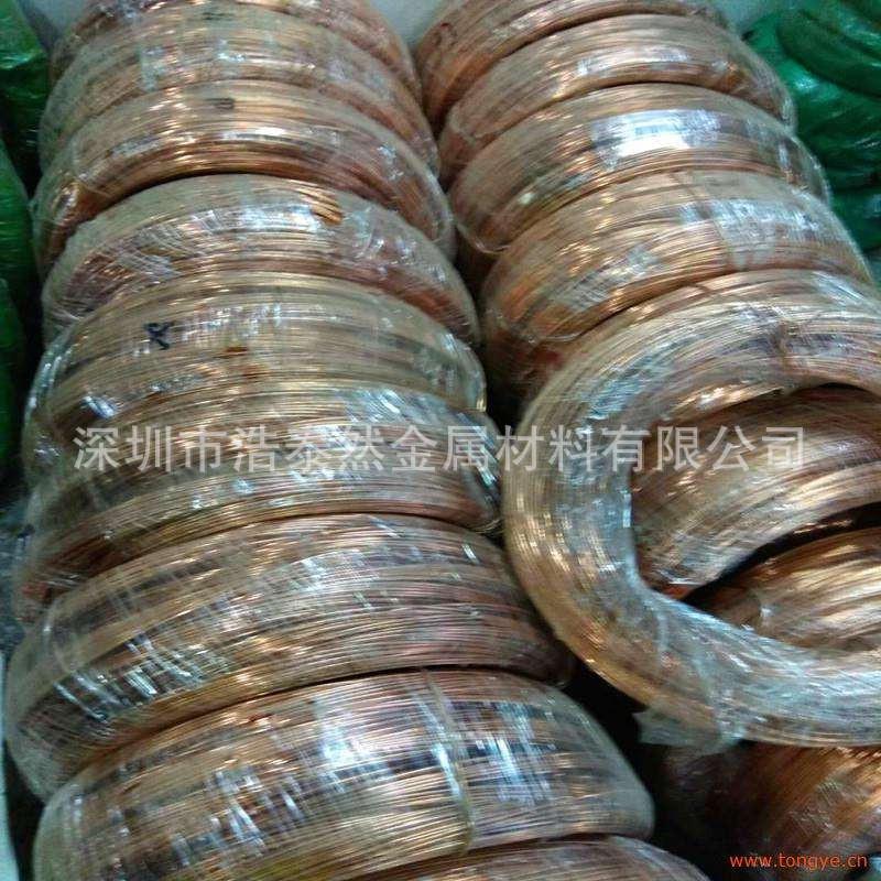 线线厂家现货高精紫铜紫铜扁线铜方线高导电红铜丝规格齐全