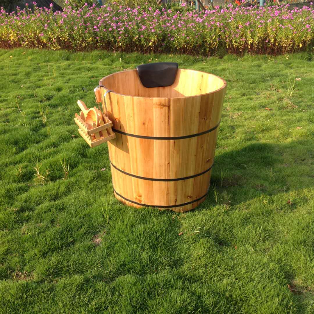 2f全身香杉木泡澡洗澡桶木桶沐浴桶盆木桶成人木质浴缸圆形浴桶坐