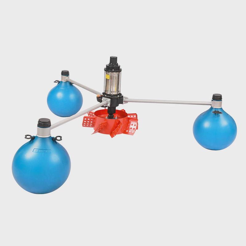 打氧机叶轮式养殖专用不锈钢水冷式增氧泵池虾塘涌浪式鱼塘增氧机