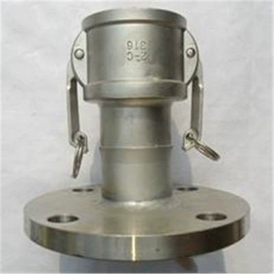 DN50不锈钢316L法兰阴阳端石油接头2468寸快速接头C型法兰