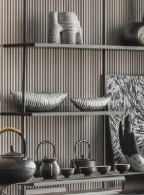 新中式轻奢高级感摆件书房柜子电视柜设计师样板间软装高端装饰品