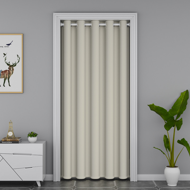 36n免打孔隔热挡风加厚空调门帘卧室客厅防冷气厨房卫生间遮挡