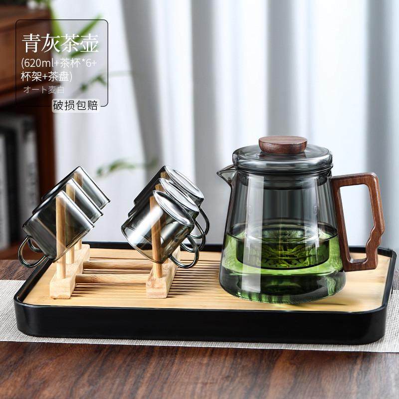 茶壶泡茶家用高颜值茶盘煮客厅喝茶小茶杯功夫台玻璃茶具套装,餐饮具,功夫茶具,淘宝优惠券,粉丝福利购,淘宝优惠卷