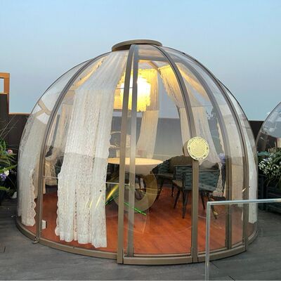 新款网红泡泡屋餐厅帐篷室外可移动空房星旋转太空舱户外阳光房