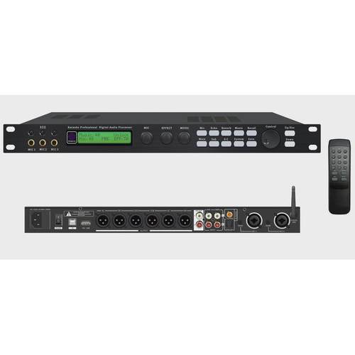 X5升级版专业数字效果器防啸叫抗干扰处理混响均衡效果调节家用