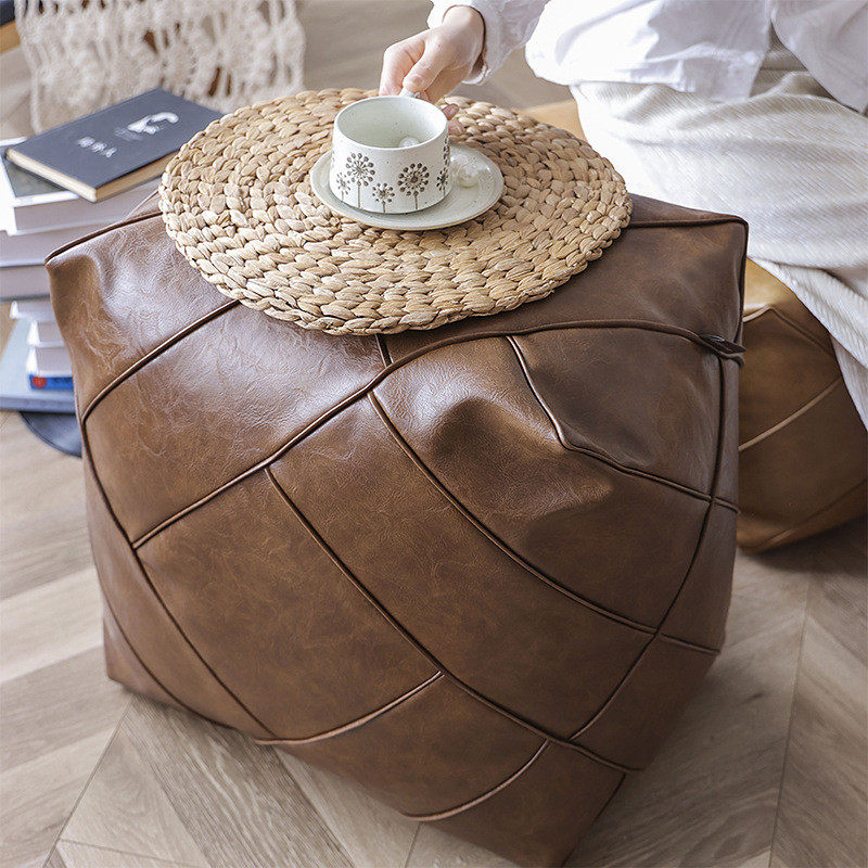 0WYV摩洛哥坐墩方形蒲团用榻榻米坐垫手工皮墩懒人豆包民宿装饰,农机/农具/农膜,播种栽苗器/地膜机,淘宝优惠券,粉丝福利购,淘宝优惠卷
