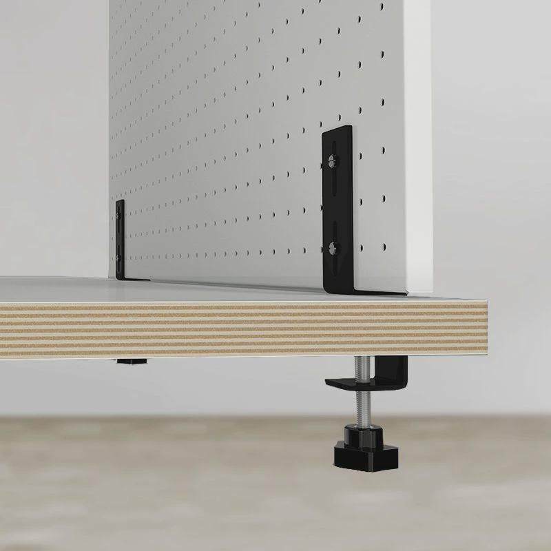 洞洞板桌面安装配件站立脚桌面夹洞洞板办公桌屏风挂洞洞板靠桌面,收纳整理,整理架/置物架/收纳架,淘宝优惠券,粉丝福利购,淘宝优惠卷