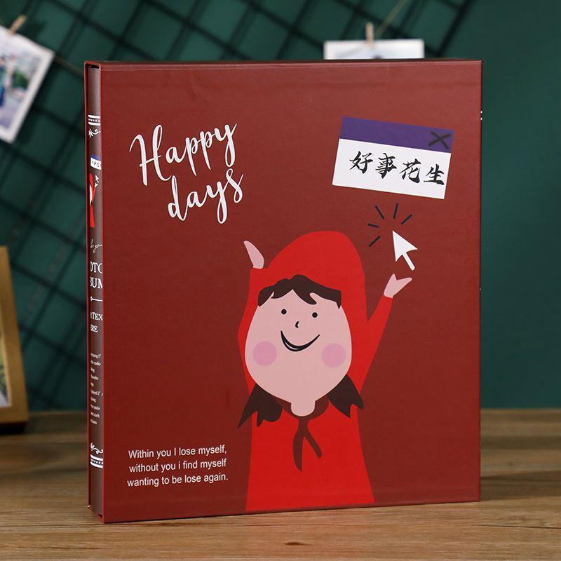 相册本大容量5678寸混合尺寸插页式家庭混装纪念册寸收纳本10影集