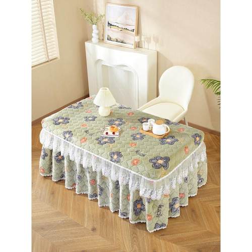 热销nn0i2023烤火桌子罩套电炉罩烤火罩长方形烤火茶几加厚炉烤火