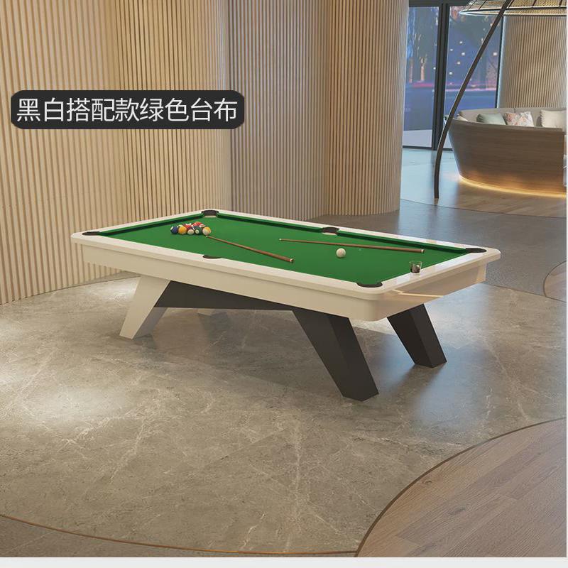 台球桌标准型中式黑八桌球台工厂实木大理石台面案子美式9球桌