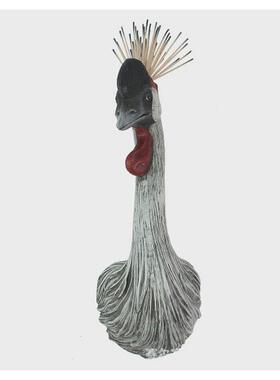 工艺品装修墙面挂饰孔雀头动物头墙饰树脂家居货源厂家可定制