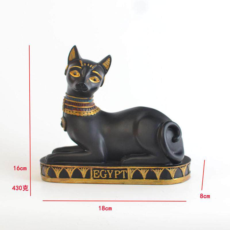 欧式埃及猫咪小摆件创意家居装饰品客厅酒柜玄关卧室可爱个性摆设
