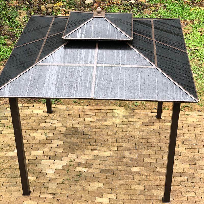 户外庭院凉亭休闲罗马遮阳棚阳光铝合金帐篷别墅景区花园亭子