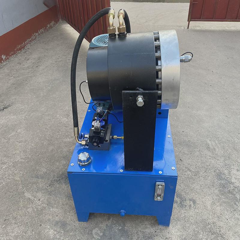 高压油管缩紧机大直径扣压机压头扣胶管机液压管缩头机