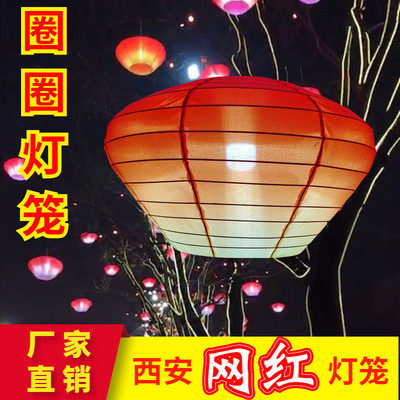热销户外网红灯笼夜市古镇国潮彩色夜景装饰灯笼大唐不夜城发光灯