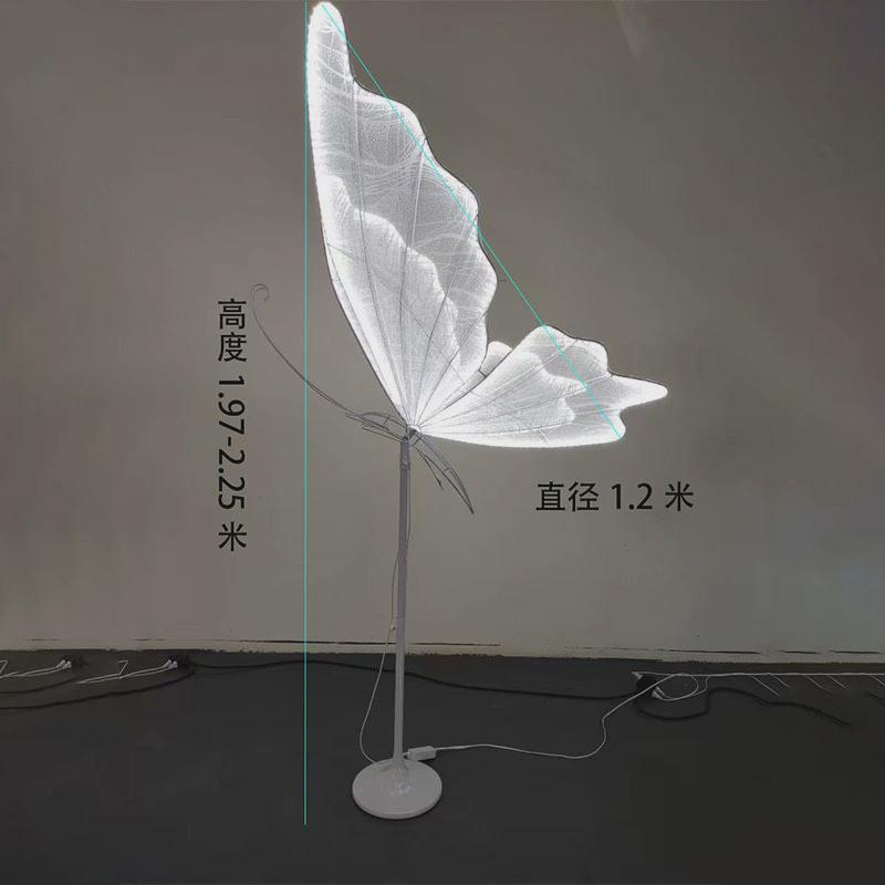 舞台发光蝴蝶路引舞台婚庆道具场景布置挂件装饰吊灯婚礼堂灯摆件