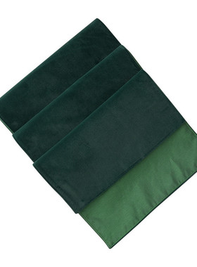 w1yp批发美式桌旗圣诞新年婚庆喜庆绿色桌布红色布艺长方形防水桌