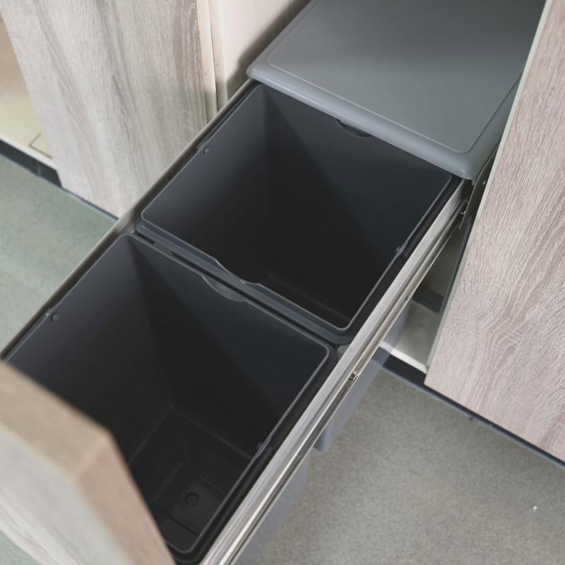 柜内柜内拉篮垃圾桶整理收纳