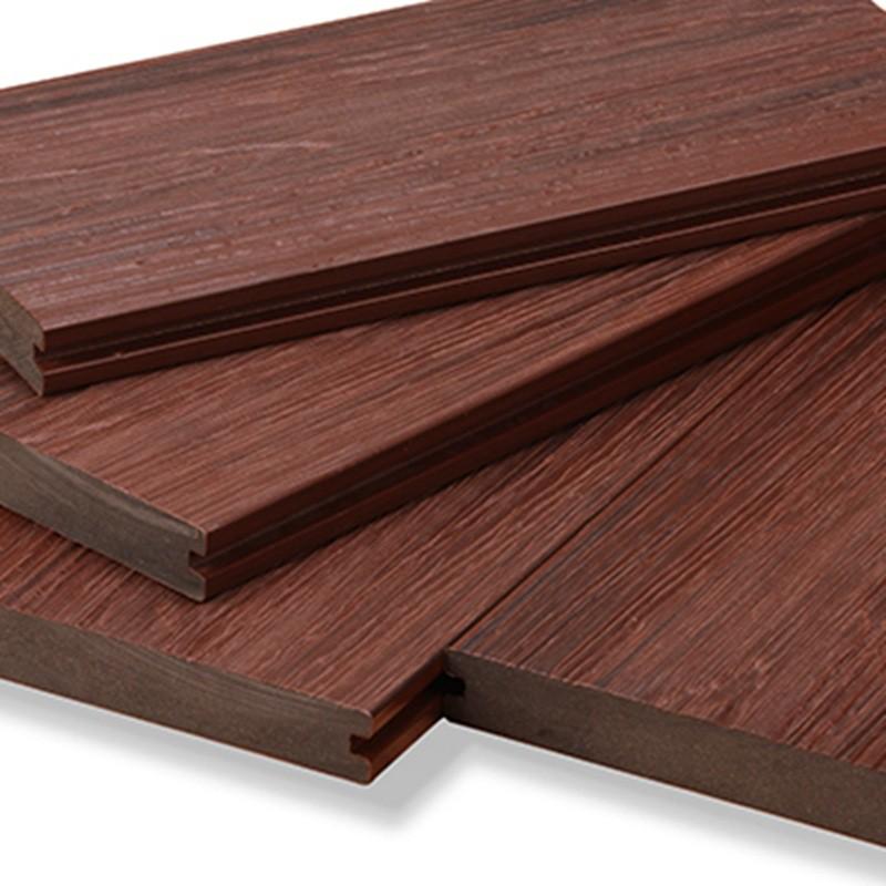 塑木厂家直销塑木地板实心户外挤木塑共栈桥露台栈道阻燃pe生态板