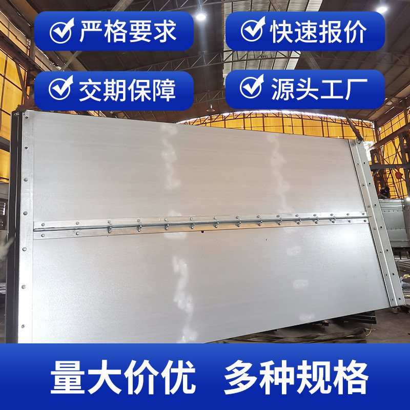 佛山工厂大型商场通风系统排气管不锈钢白铁皮角铁镀锌共板风管