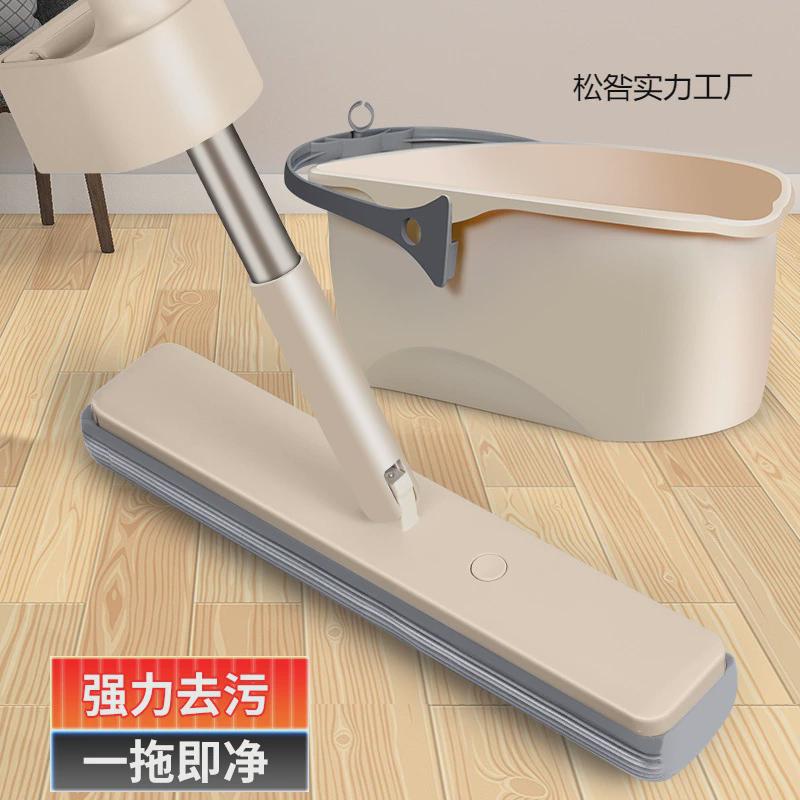 海绵吸水帕拖把家用一拖净科懒人免手洗地康头德超强胶棉2021新款