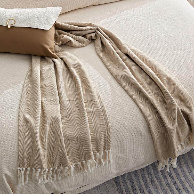 现代简约家具展厅极简样板间床品多件套别墅酒店床上用品轻奢软装,床上用品,床品套件/四件套/多件套,淘宝优惠券,粉丝福利购,淘宝优惠卷