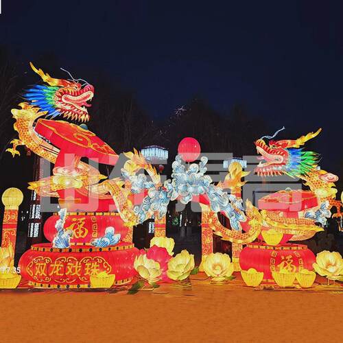 大型夜游花灯文美陈网红不夜城打卡景观旅灯会自贡工艺彩灯定制