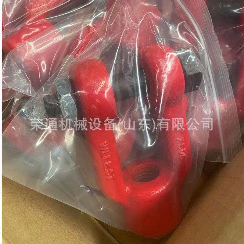 402U型建筑旋转环单轨吊行车轮简单操作索具船用起重弯头吊卸扣