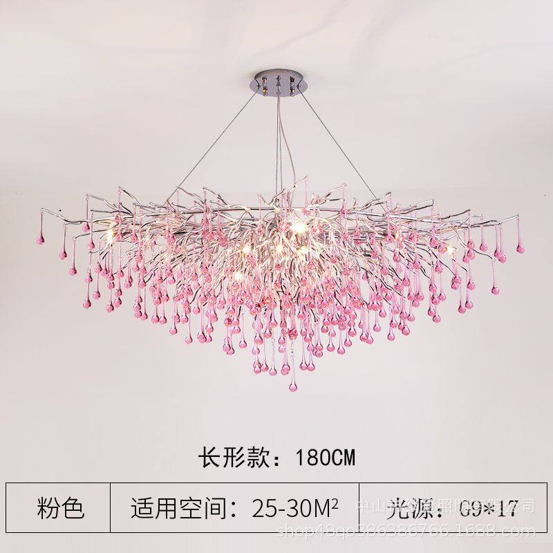 服装店灯吊灯超亮树枝商用售楼水晶创意店铺网红简约现代极简