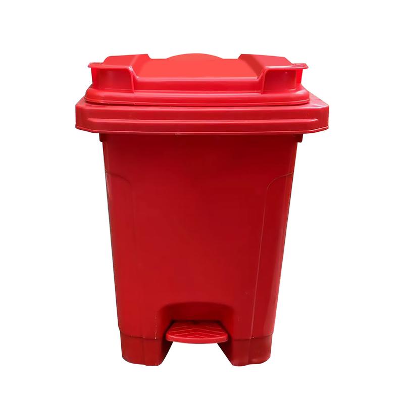 大垃圾桶学校工厂60l方形脚踏户外垃圾桶塑料加厚分类脚踏式物业