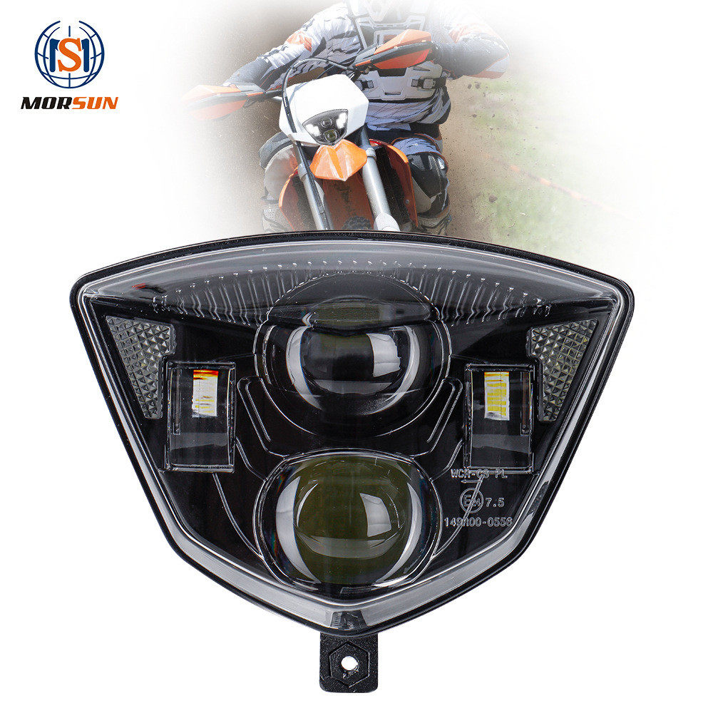 新款摩托车灯led大灯改装适用于Gas Gas?EC?250/300F日行越野车