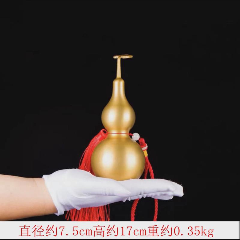挂件摆件铜葫芦铜葫芦吉祥如意光身葫芦吉祥葫芦挂件办公室摆设