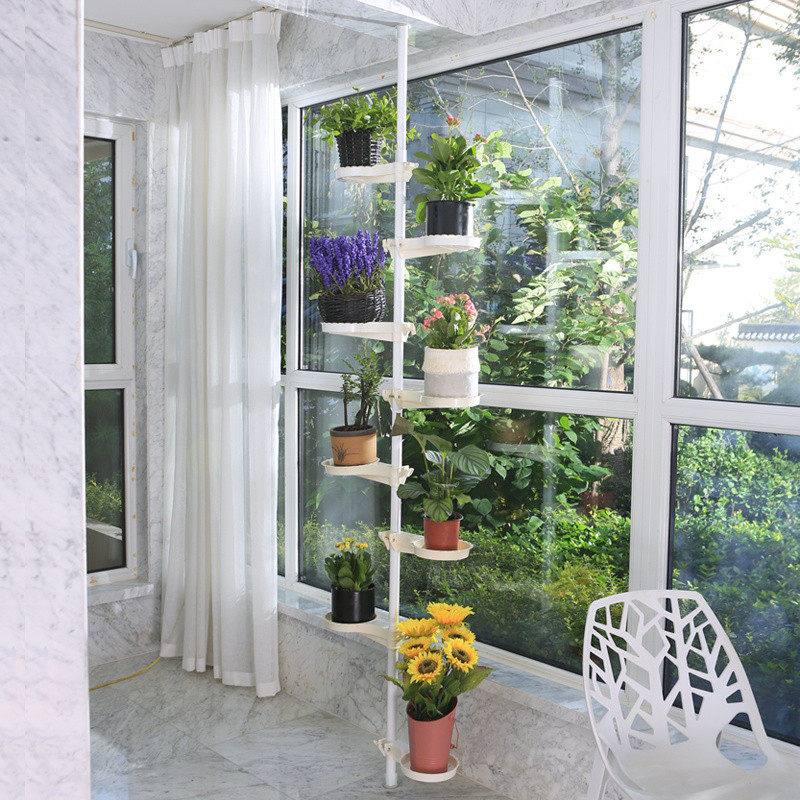 顶天立地花架室内阳台铁艺多层悬挂伸缩立杆式绿萝多肉吊兰州达贸,住宅家具,花架/花几,淘宝优惠券,粉丝福利购,淘宝优惠卷