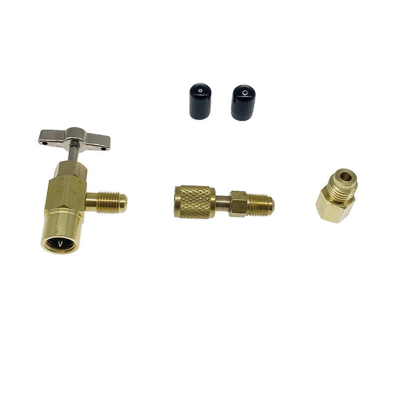 r1234yf汽车空调制冷剂雪种转换加专用开瓶器接头