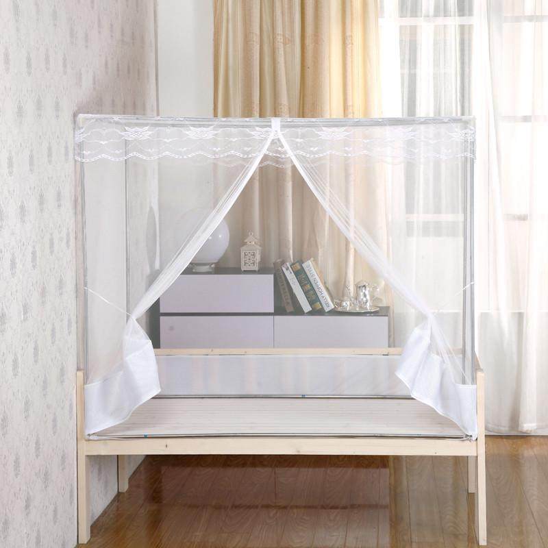 儿童床蚊帐带支架定做儿童蚊帐学生蚊帐订做单人床蚊帐带拉链方帐,床上用品,蚊帐,淘宝优惠券,粉丝福利购,淘宝优惠卷