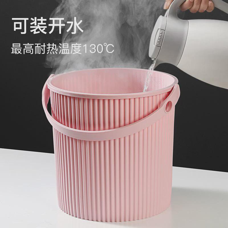收纳水桶凳塑料加厚可坐幼儿园家用浴室手提洗衣洗澡桶带盖钓鱼桶