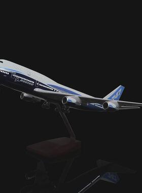 1:150波音747仿真原型机模型飞机民航客机仿真礼品47cmB747-400