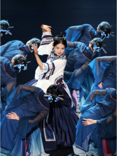 新款福州非遗三条簪三把刀复原服装清汉女汉服印花古风明制民服饰