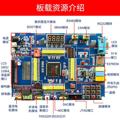 TMS320F28335开发板 dsp28335开发板 入门学习板核心板套件