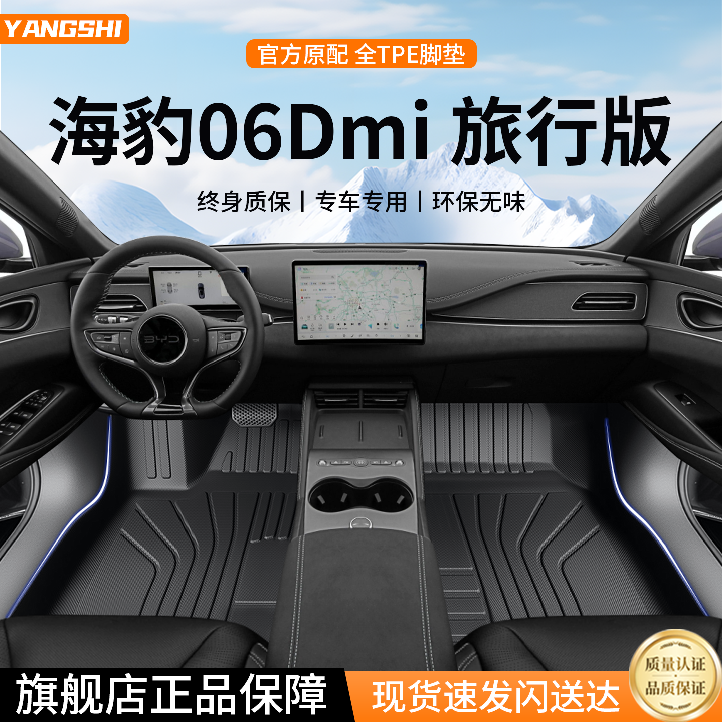 【全网热销No.1】海豹06dmi脚垫
