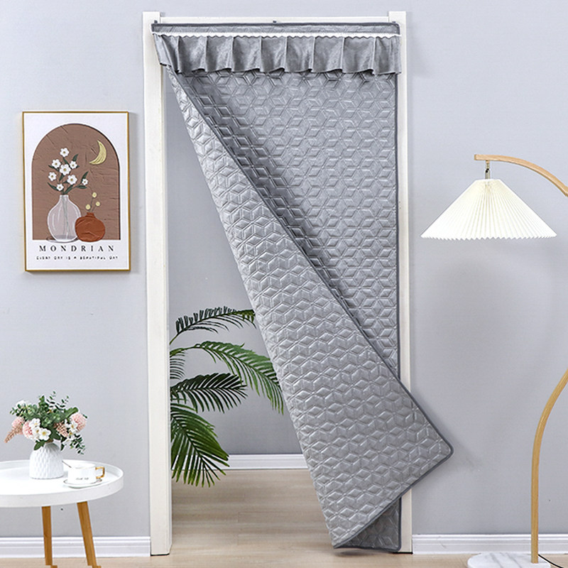 双面绒秋冬新款棉门帘防寒保暖加厚防风卧室客厅隔断帘可定制门帘