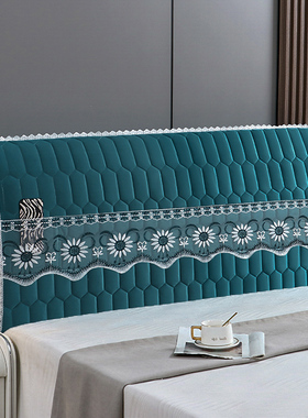 床头罩套加棉加厚全包简约轻奢床头套上档次豪华木板软包床头通用