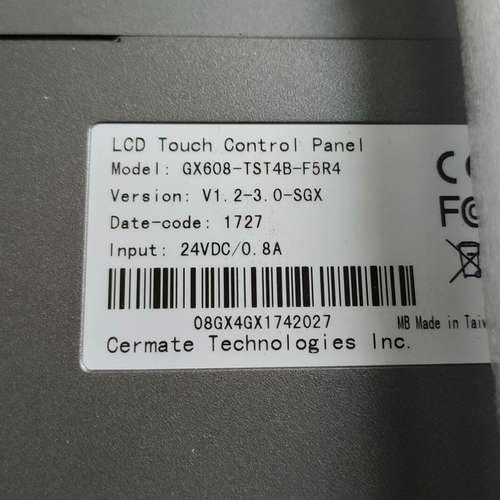 库存台湾屏通GX608-TST4B-F5R4触摸屏未使用