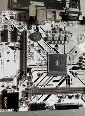 昂达b450s 白色主板 ，amd CPU使用的，am4，使