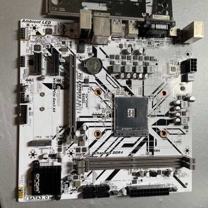昂达b450s 白色主板 ，amd CPU使用的，am4，使
